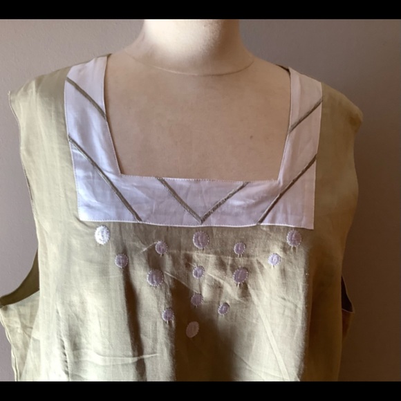 TAN FULLY LINED WHY NY DRESS - Picture 6 of 7